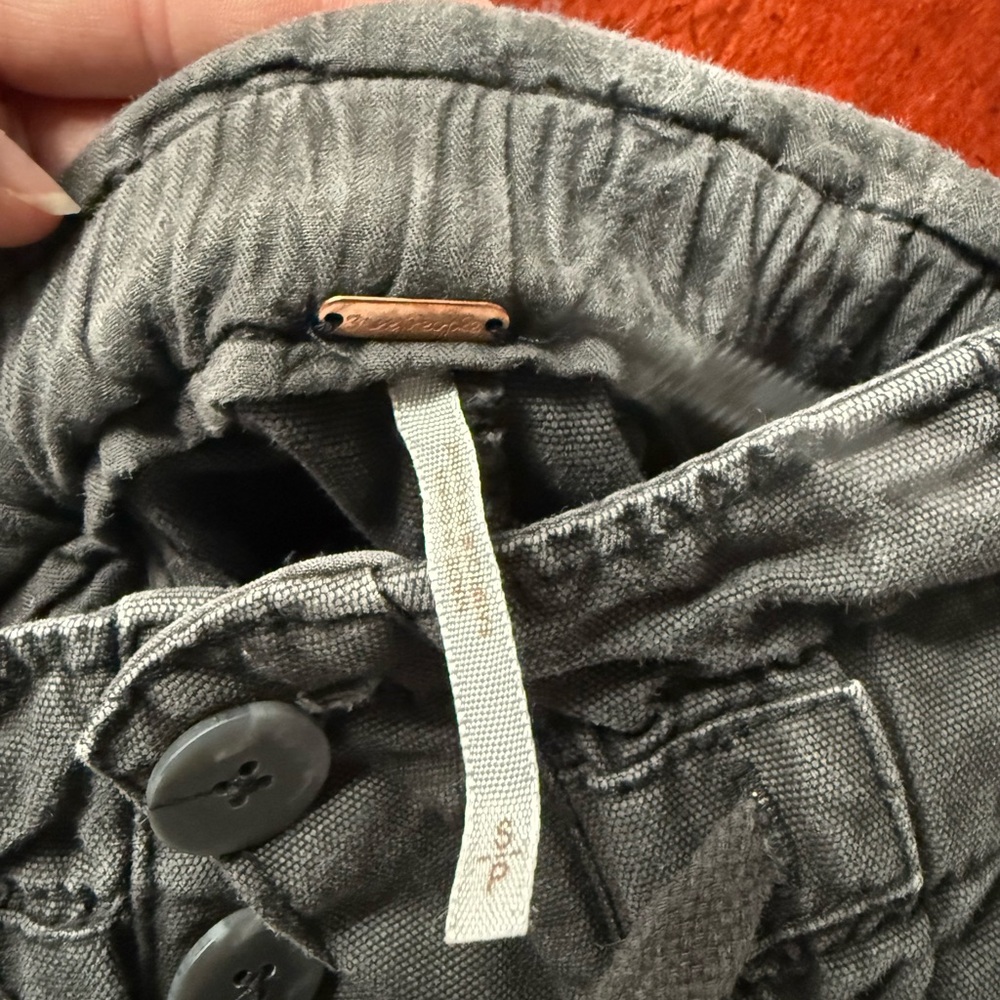 Dark Gray Free People Pants - Picture 2 of 3
